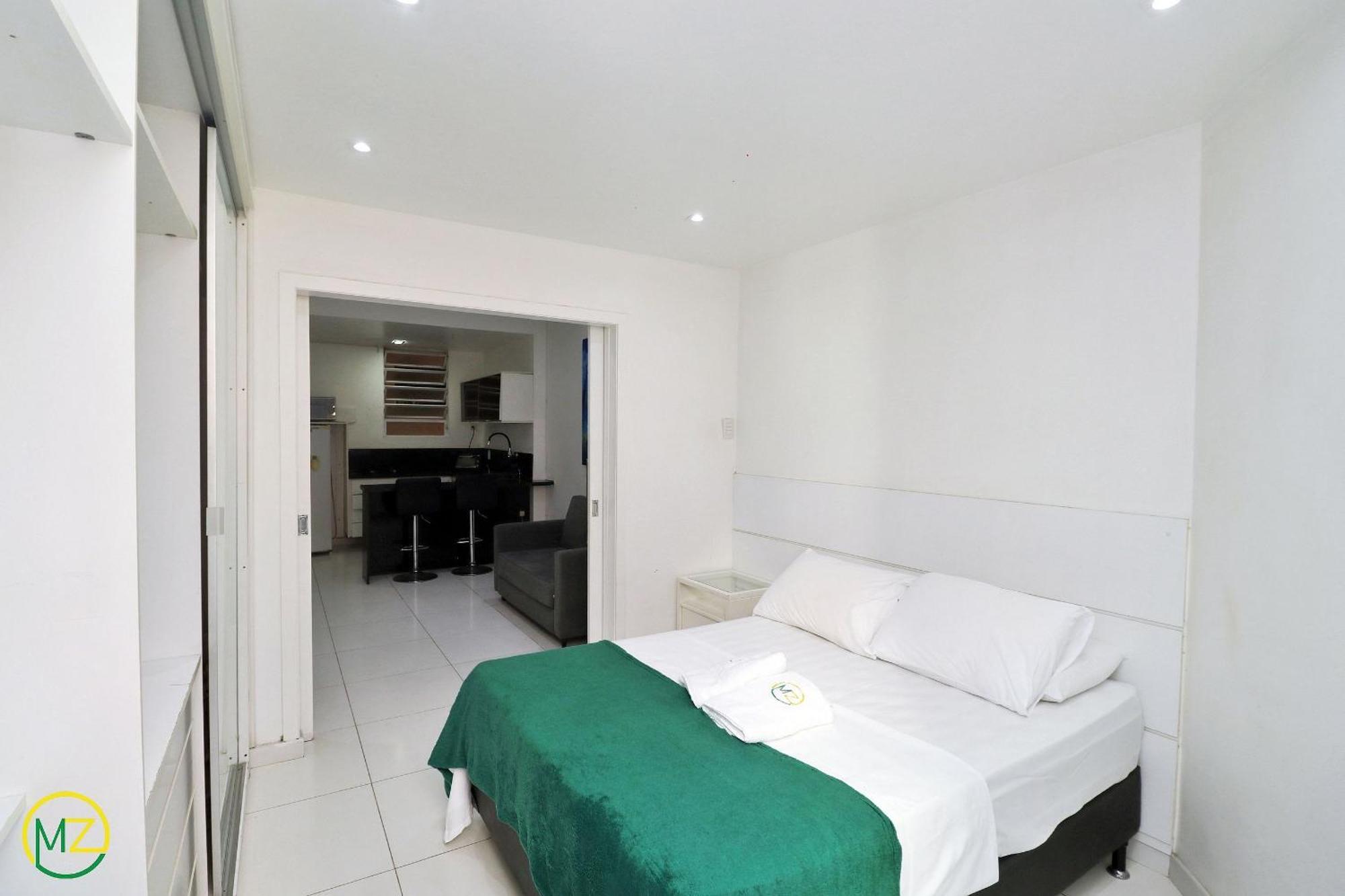 Studio Com Vista Lateral Para O Mar Em Copacabana Рио-де-Жанейро Экстерьер фото
