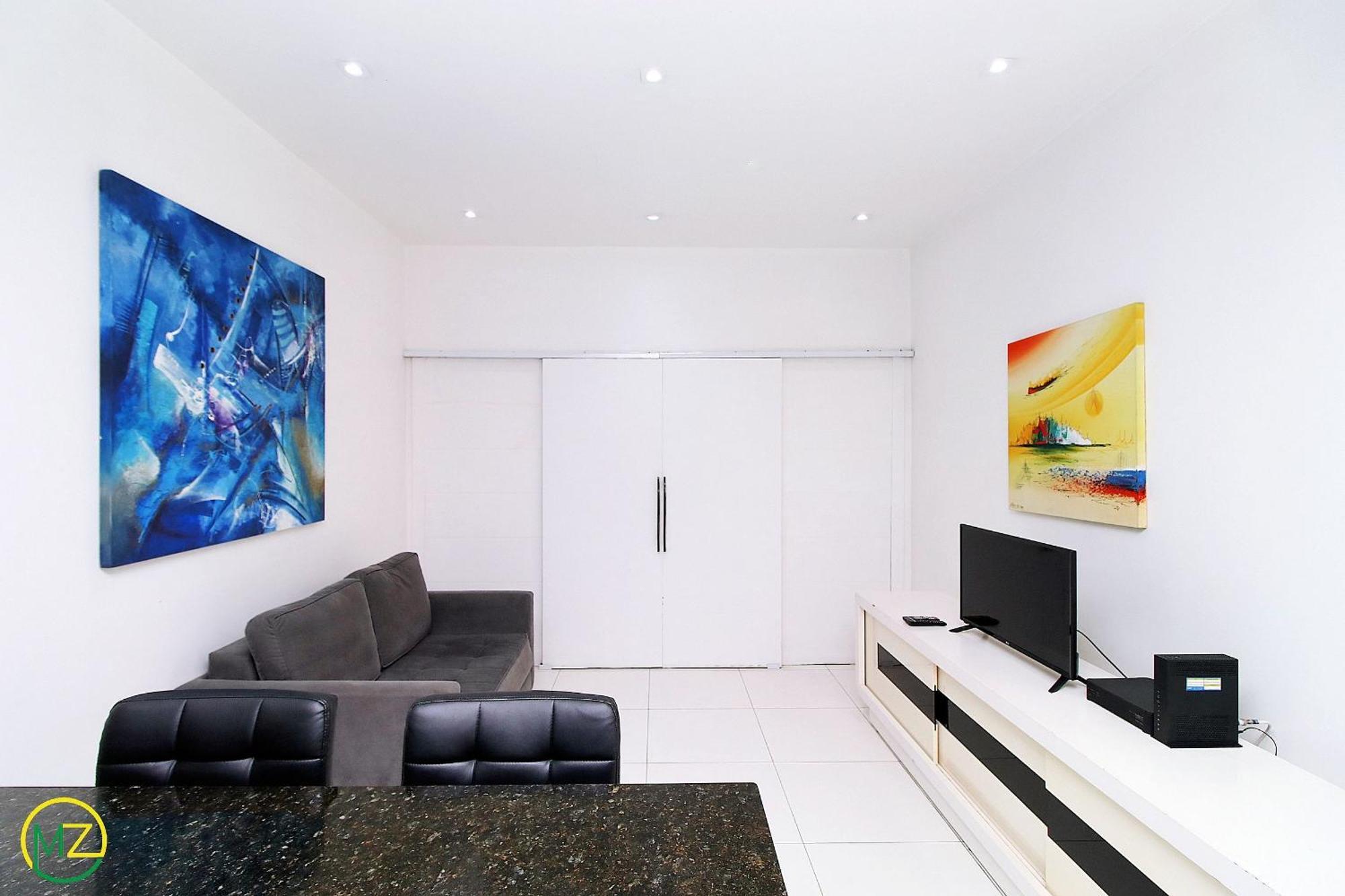 Studio Com Vista Lateral Para O Mar Em Copacabana Рио-де-Жанейро Экстерьер фото